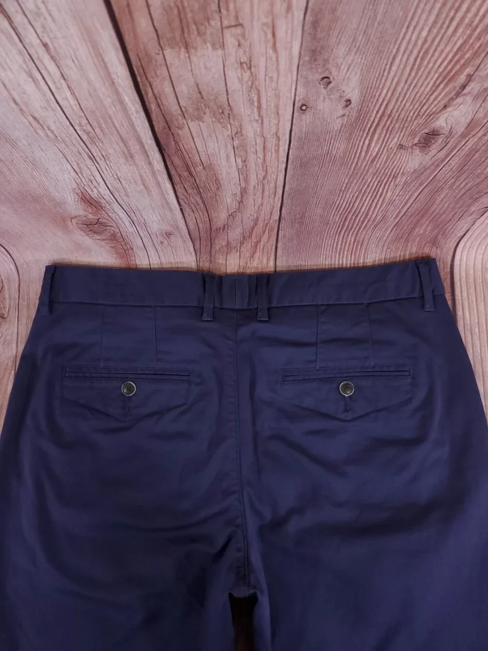 NWT Perk Clothing Feel Good Chino Mens 34x32 (31.5 Inseam) Slim Fit Stretch Navy